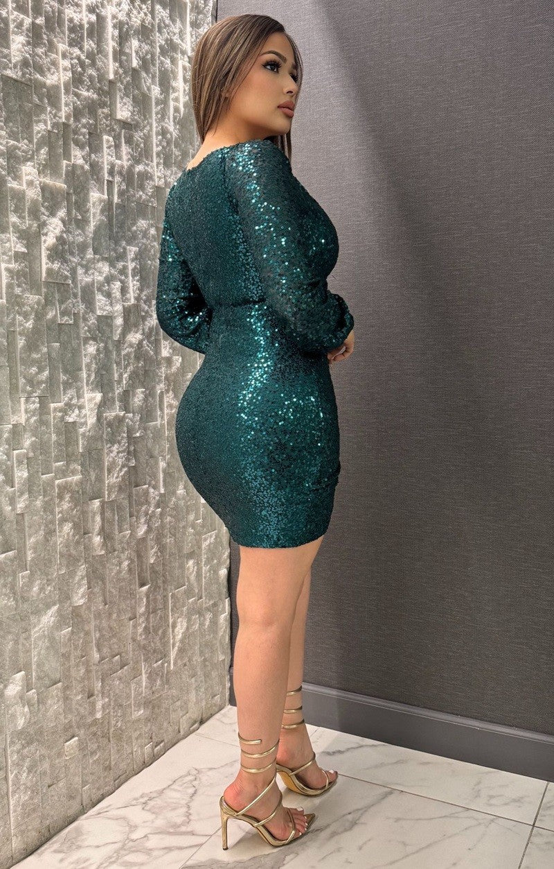 short champagne dress