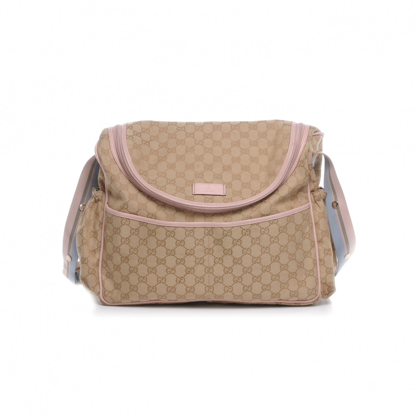 Gucci pink diaper bag