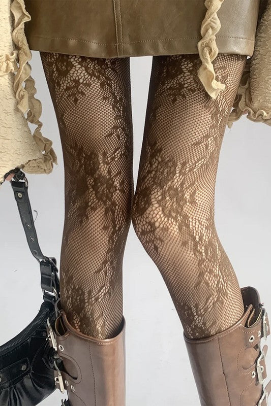 Vintage lace tights