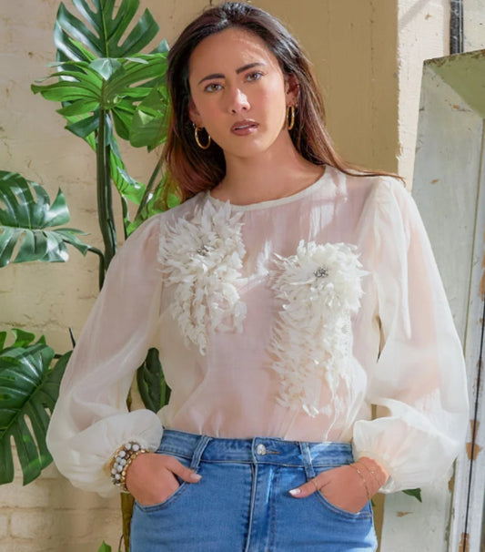 white floral lace stop