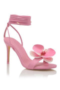 pink cherry blossom espadrille pencil heels