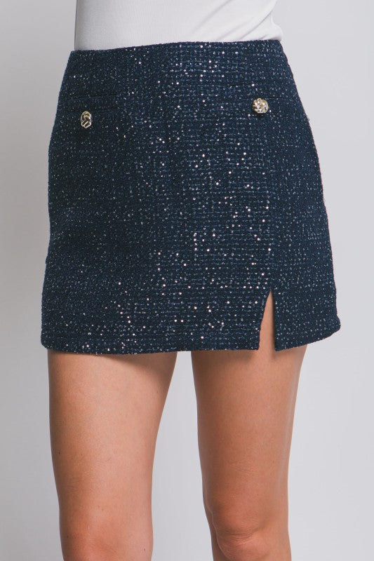 Navy skirt
