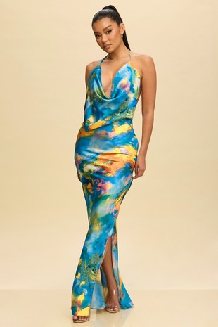 backless dinner dress